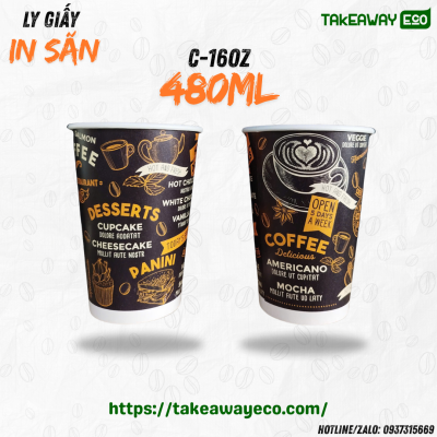 Ly Giấy In Sẵn Họa Tiết
